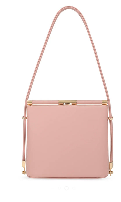 JBlues Blush Pink Solid Handbag