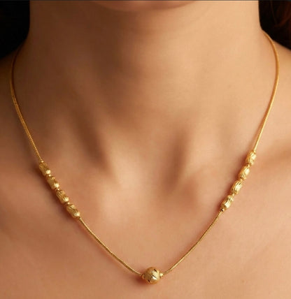 Golden Chain with golden beads