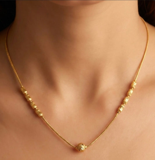 Golden Chain with golden beads
