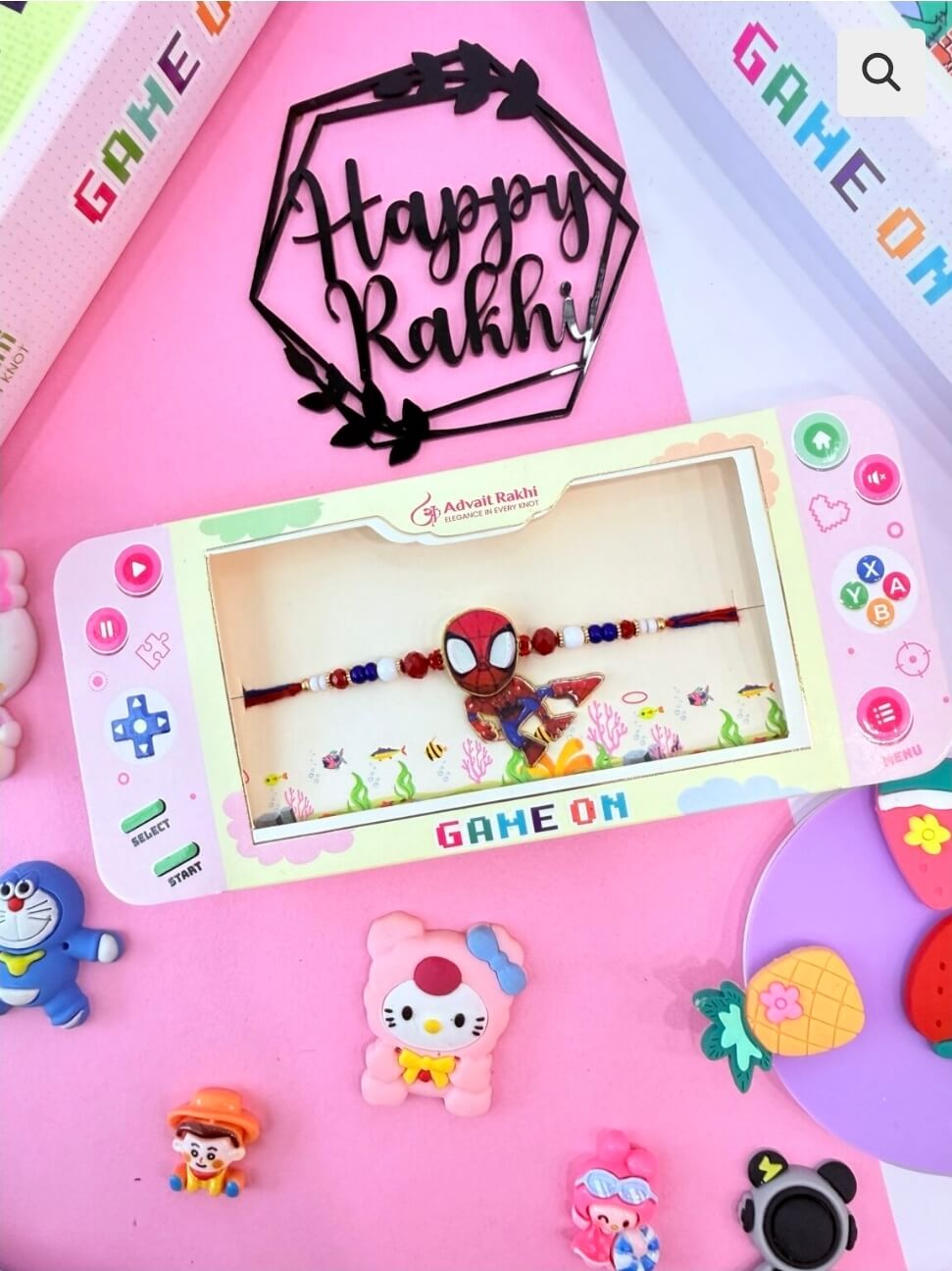 Dancing Cartoon Rakhi with Movable Legs | Kids Rakhi Gift