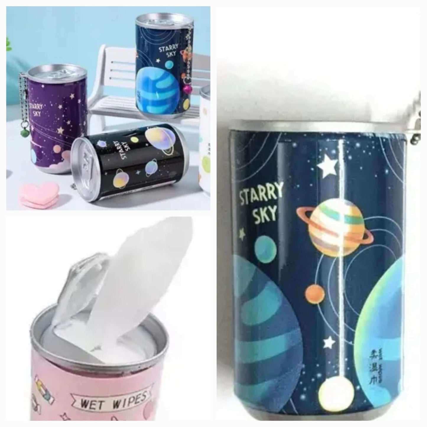 Wet Tissue Cans( Set of 2)
