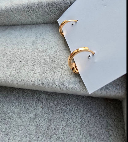 Cute small floral drop AD earrings