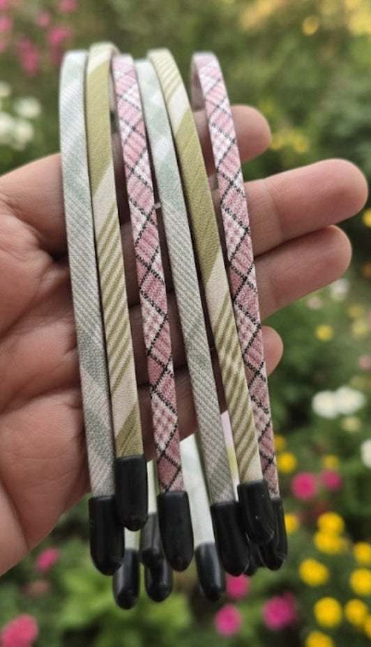 Checked Metal Hairbands