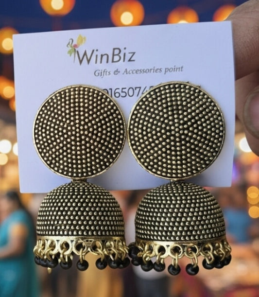 Round Jhumka Pair
