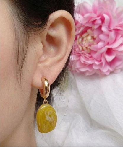 Baltic Amber Drop Earrings