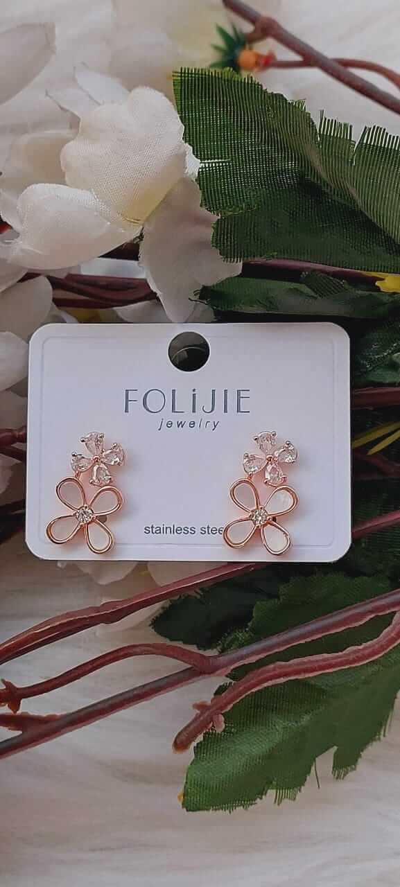 Antitarnish Flower Shaped AD Studs