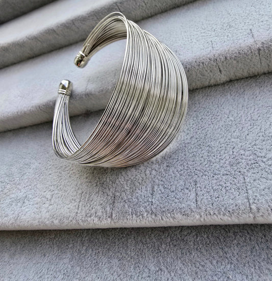 Silver Wired Bracelet