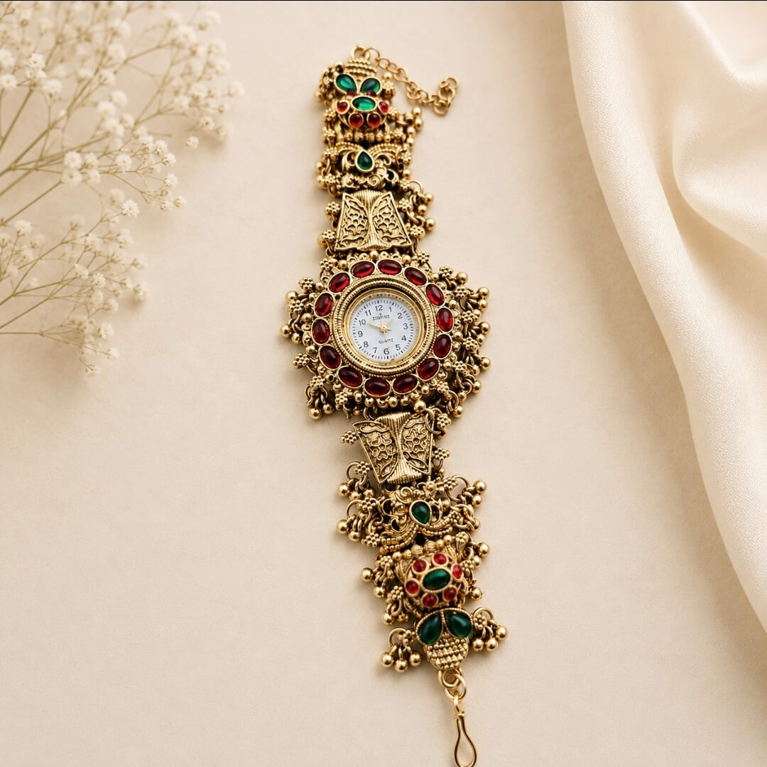 Kashmiri Bracelet Watch for Women | Bhabhi Rakhi Gift