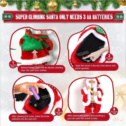 Musical Santa Climbing Rope
