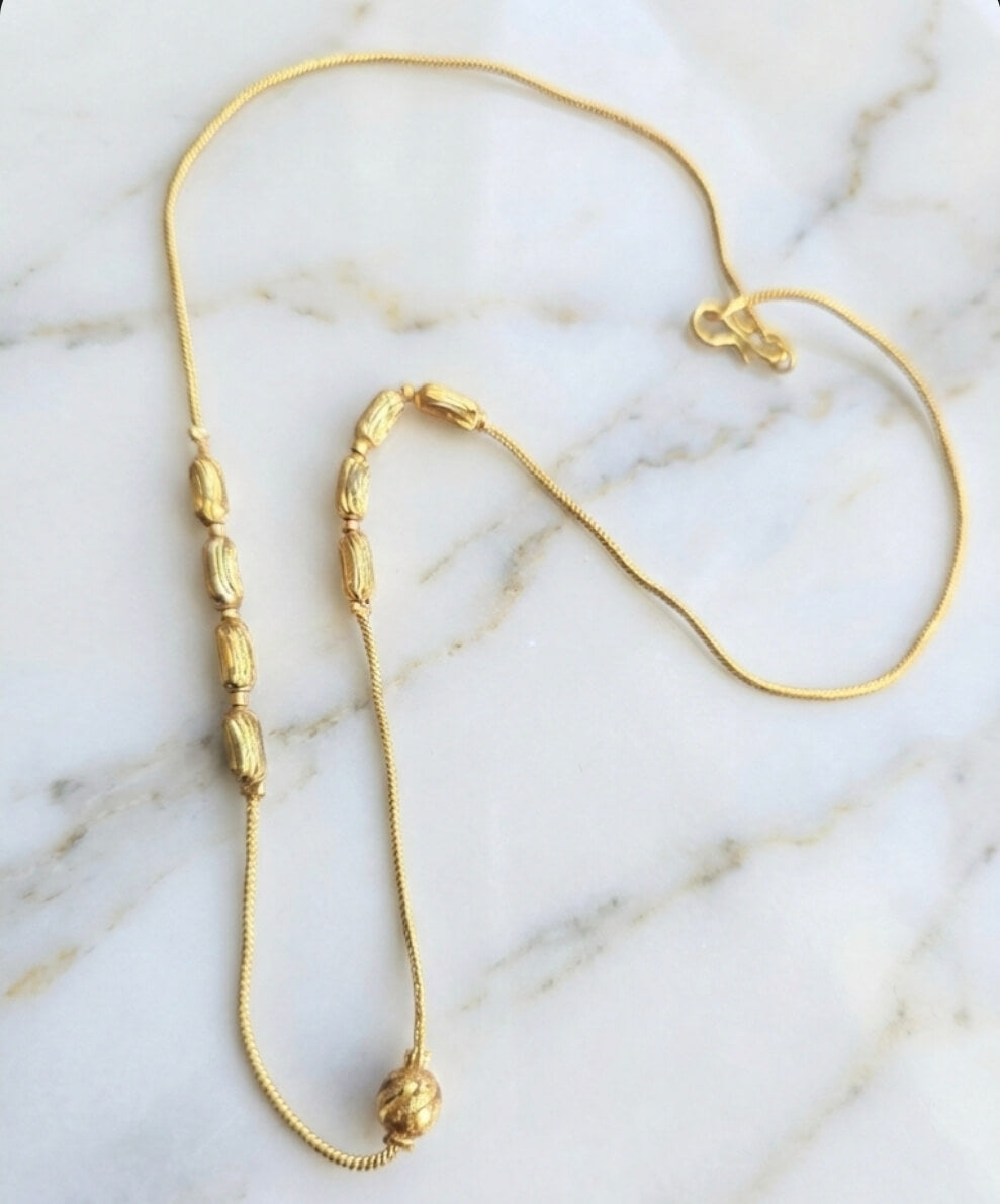 Golden Chain with golden beads