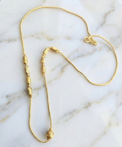 Golden Chain with golden beads