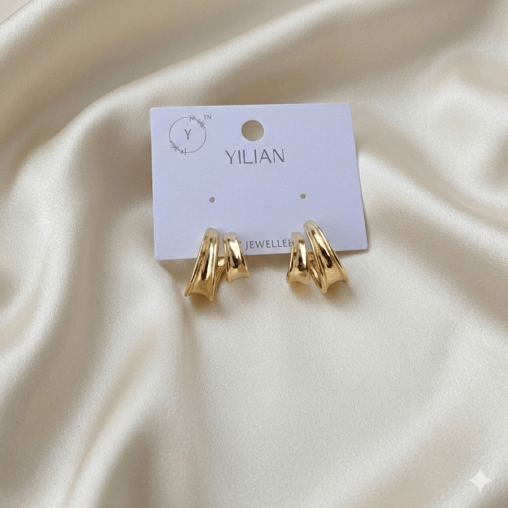 Antitarnish Korean Hoop Style Studs