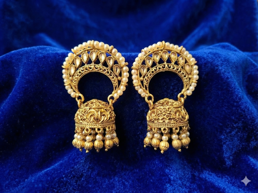Chandbali Jhumkas