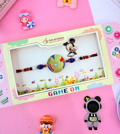 Cartoon Magnet Rakhi with Roli | Kids Rakhi for Raksha Bandhan