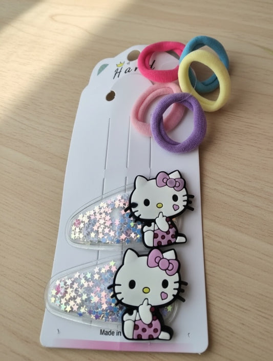 Glittery Kitty Clip Cards