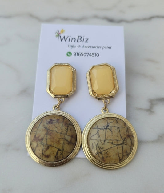 Pale Yellow Danglers