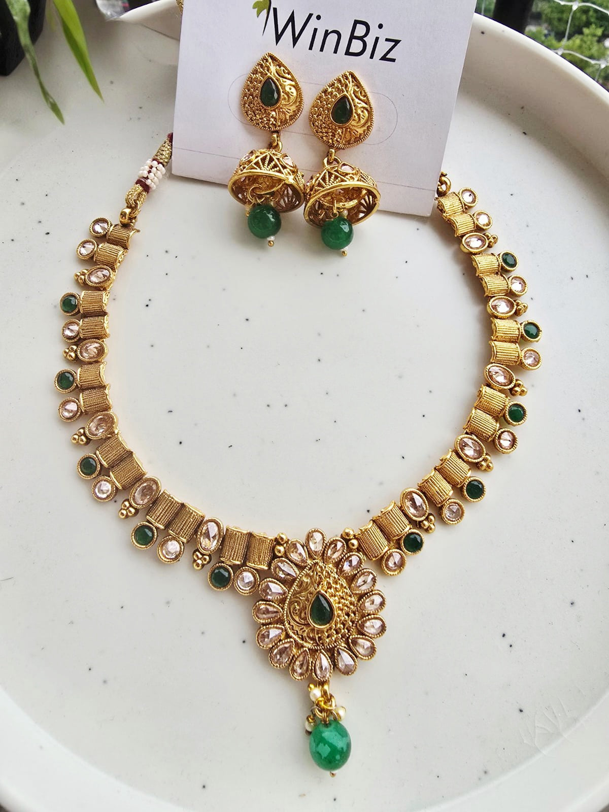 Gold and Green Set