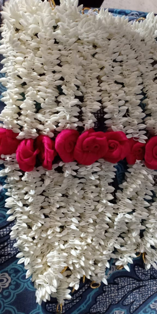 Artificial Jasmine Strings(Gajra) Set of 4